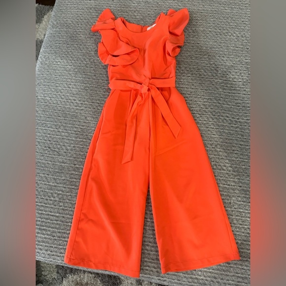 GB GIRLS Romper with tie at waist - Picture 1 of 5